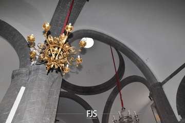 Humedades que presenta el templo neoclásico de Los Llanos/Francisco Javier Santana.